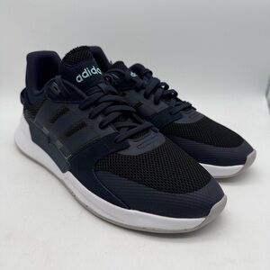 BRAND NEW Adidas Run 90S Dark Blue/White EF8044 Retro Sneakers Men's Sz 10.5